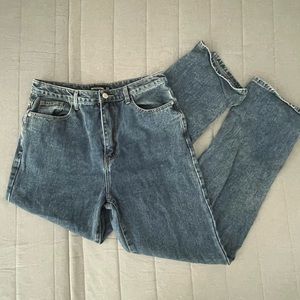 Pretty little thing jeans with a slit